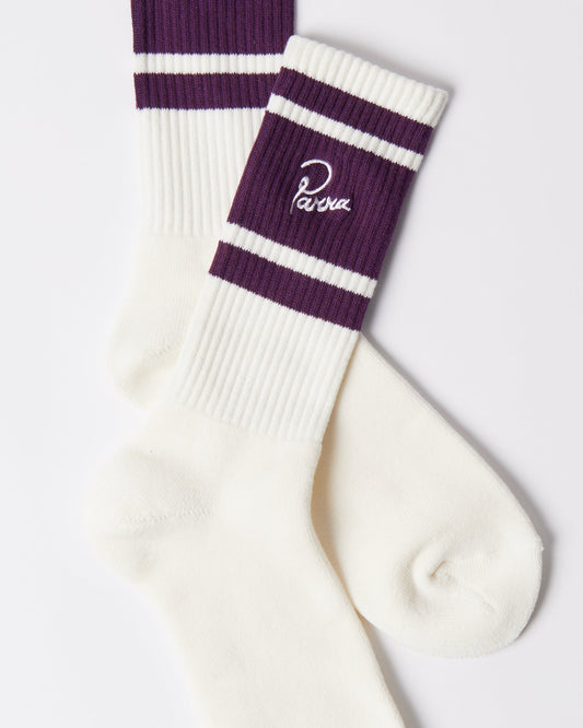 Signature striped crew socks