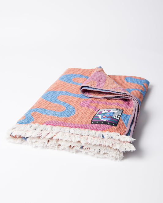 Splashed hammam beach towel