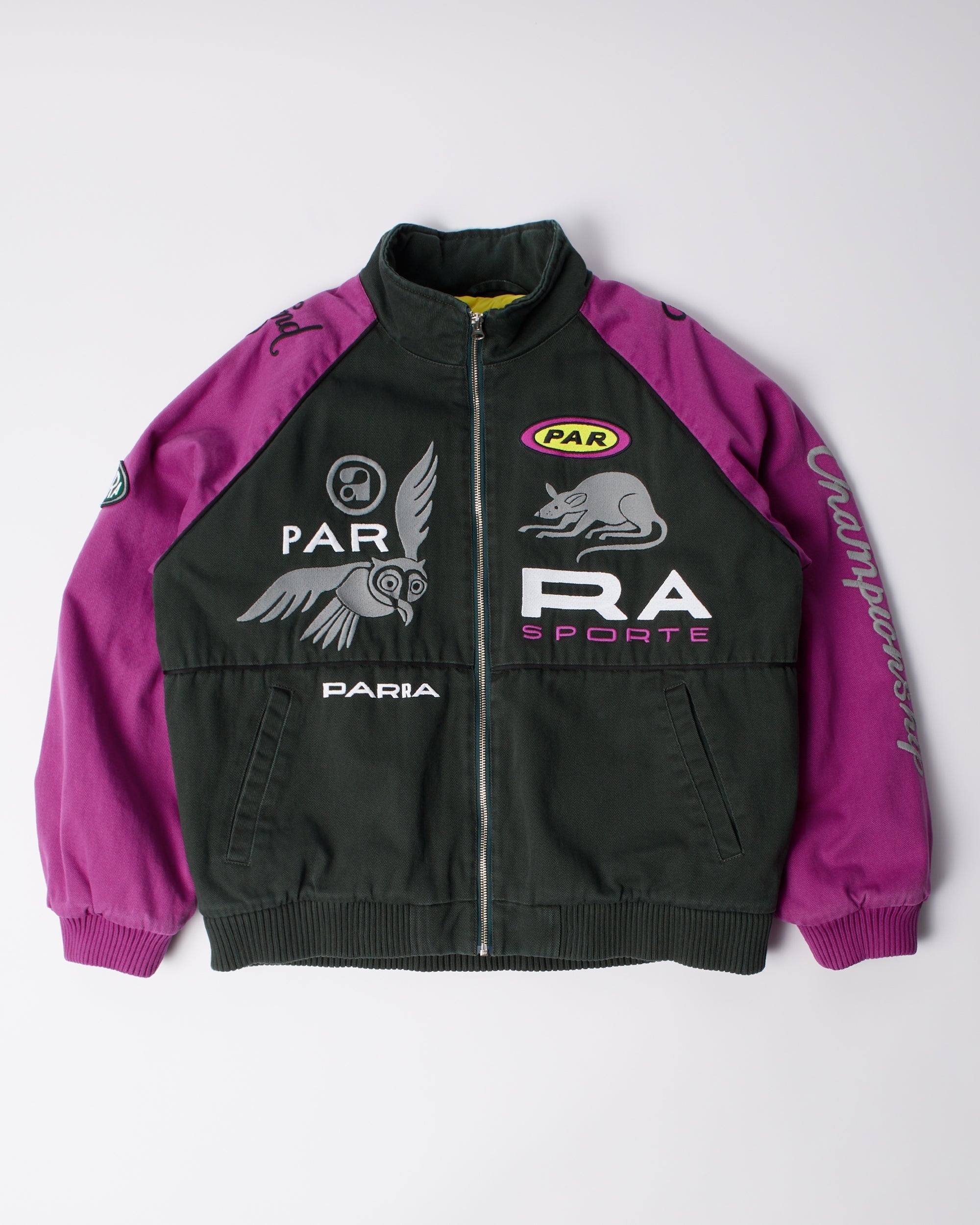 Owl meets rat racing jacket – by Parra USA