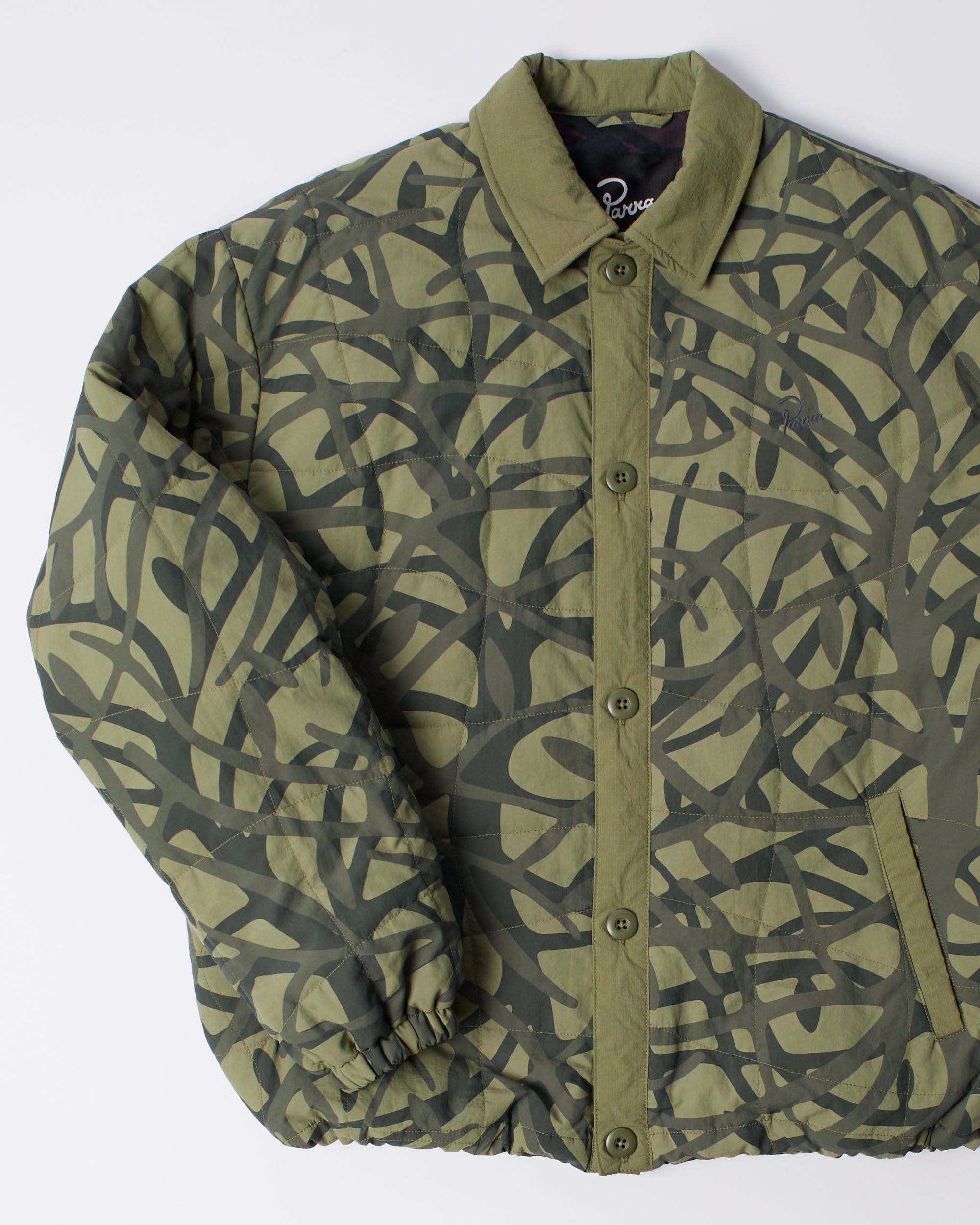 A Forest quilted jacket – by Parra USA