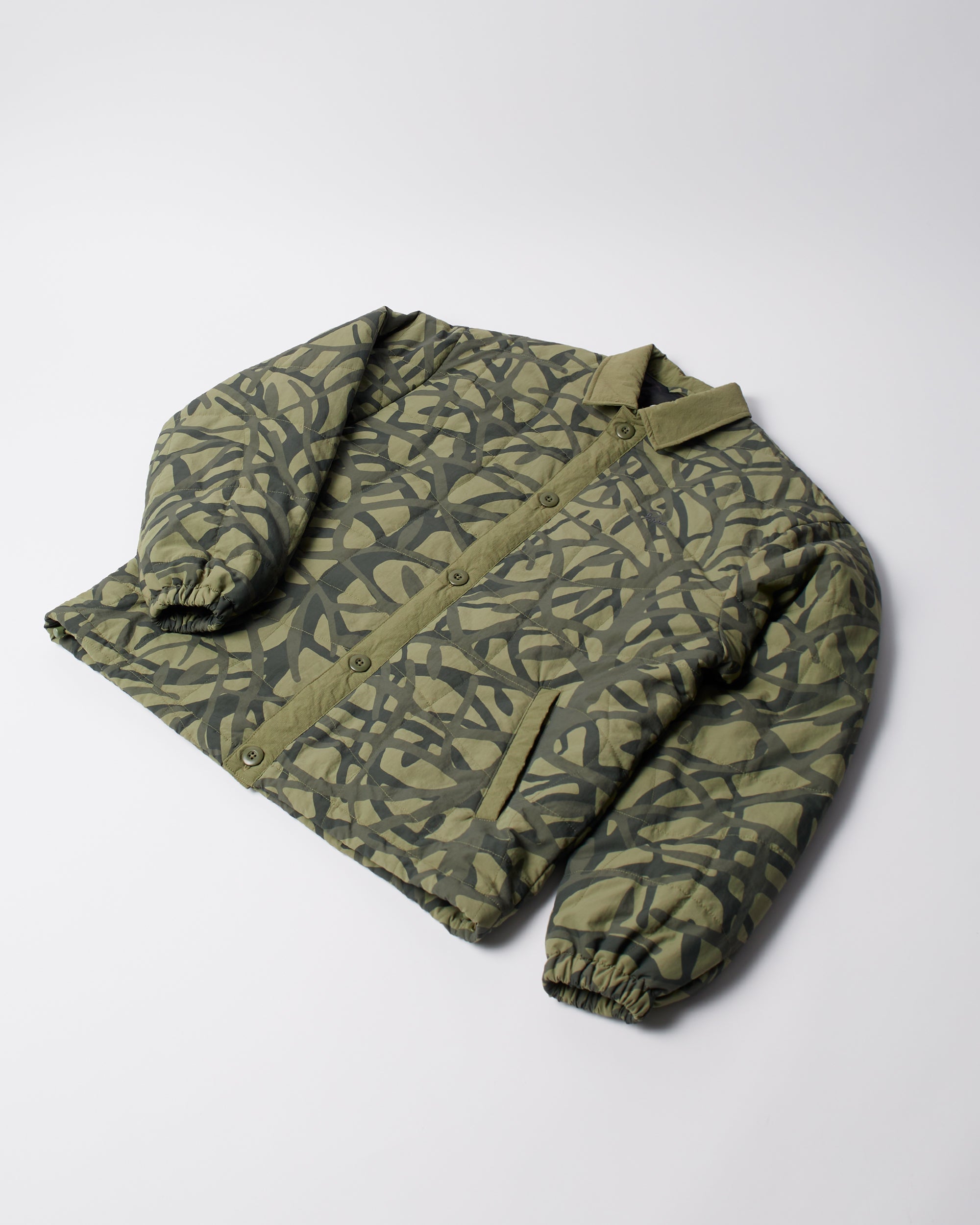 A Forest quilted jacket – by Parra USA