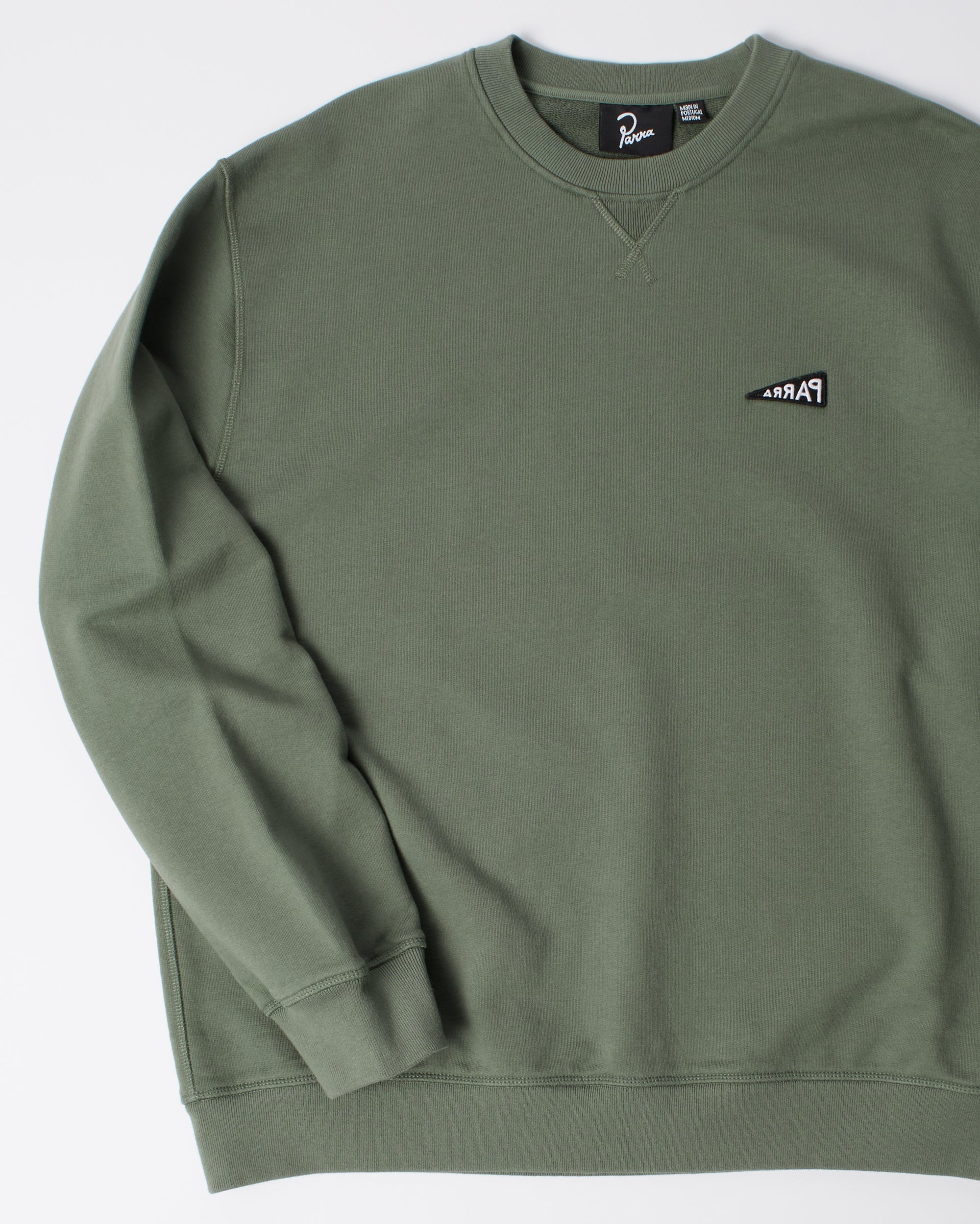 Flag logo crew neck sweatshirt – by Parra USA