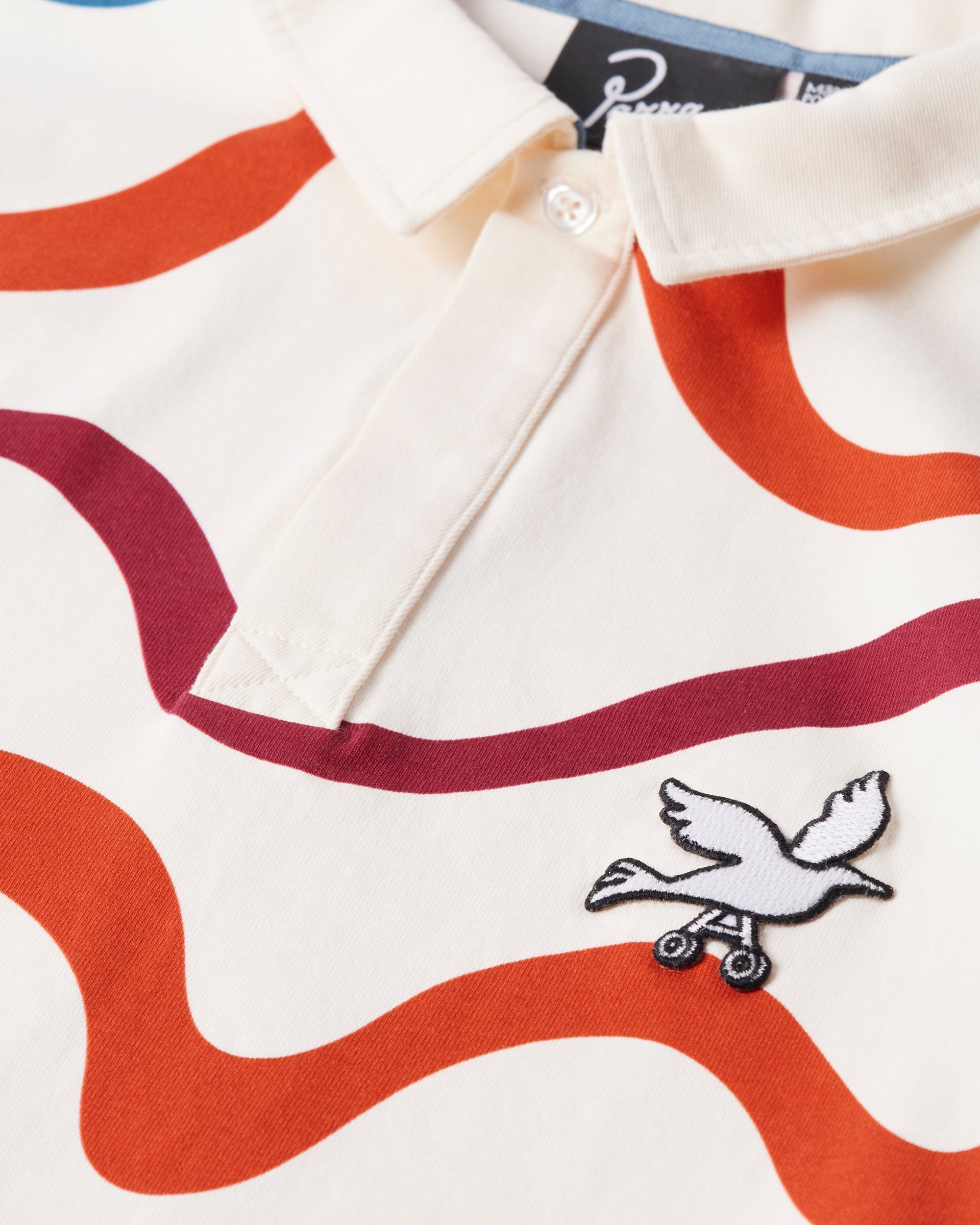 Colored soundwave polo shirt – by Parra USA