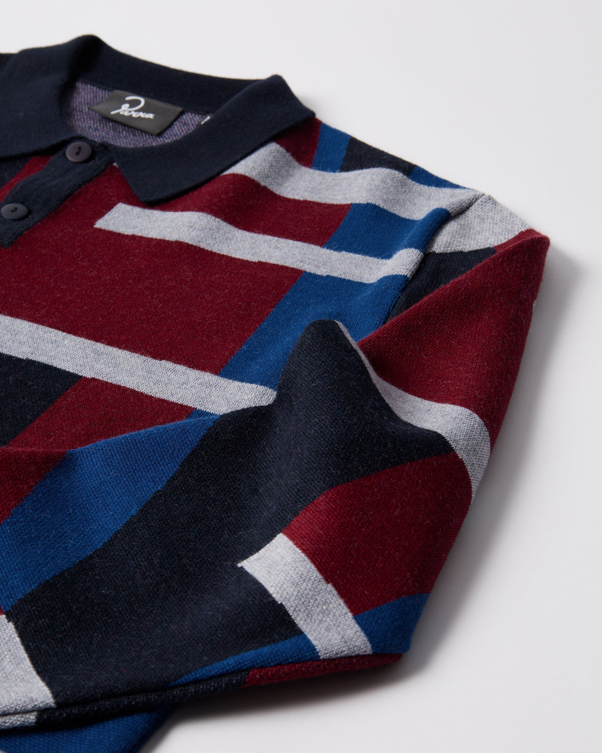 BY PARRA バイ パラ 定価14580円 「POLO PIQUE FOREST BEACH」 MALLARD GREEN Mサイズ 新品未使用 Vertical forest knitted polo \u2013 by Parra USA