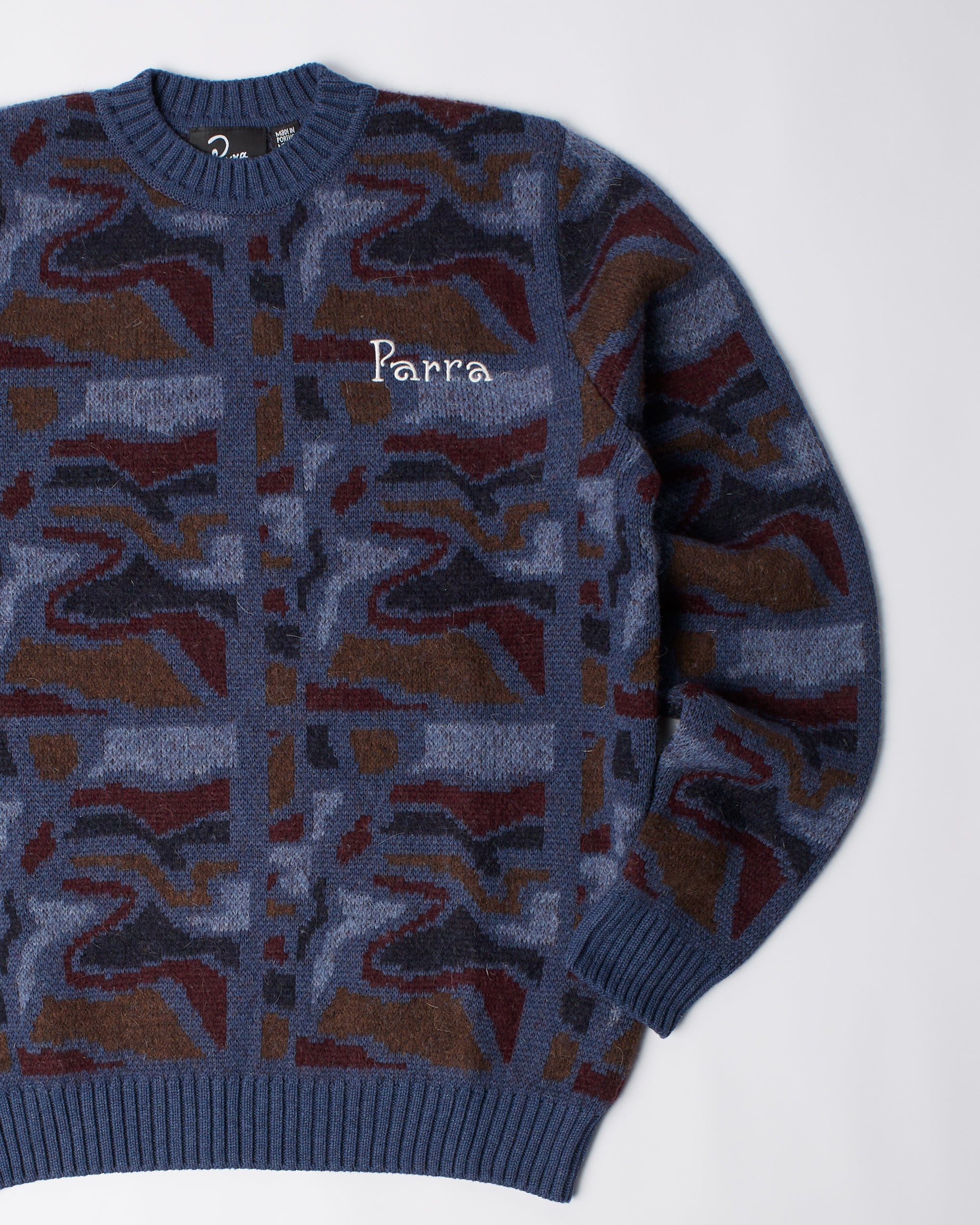 Repeat ftp booster knitted pullover – by Parra USA