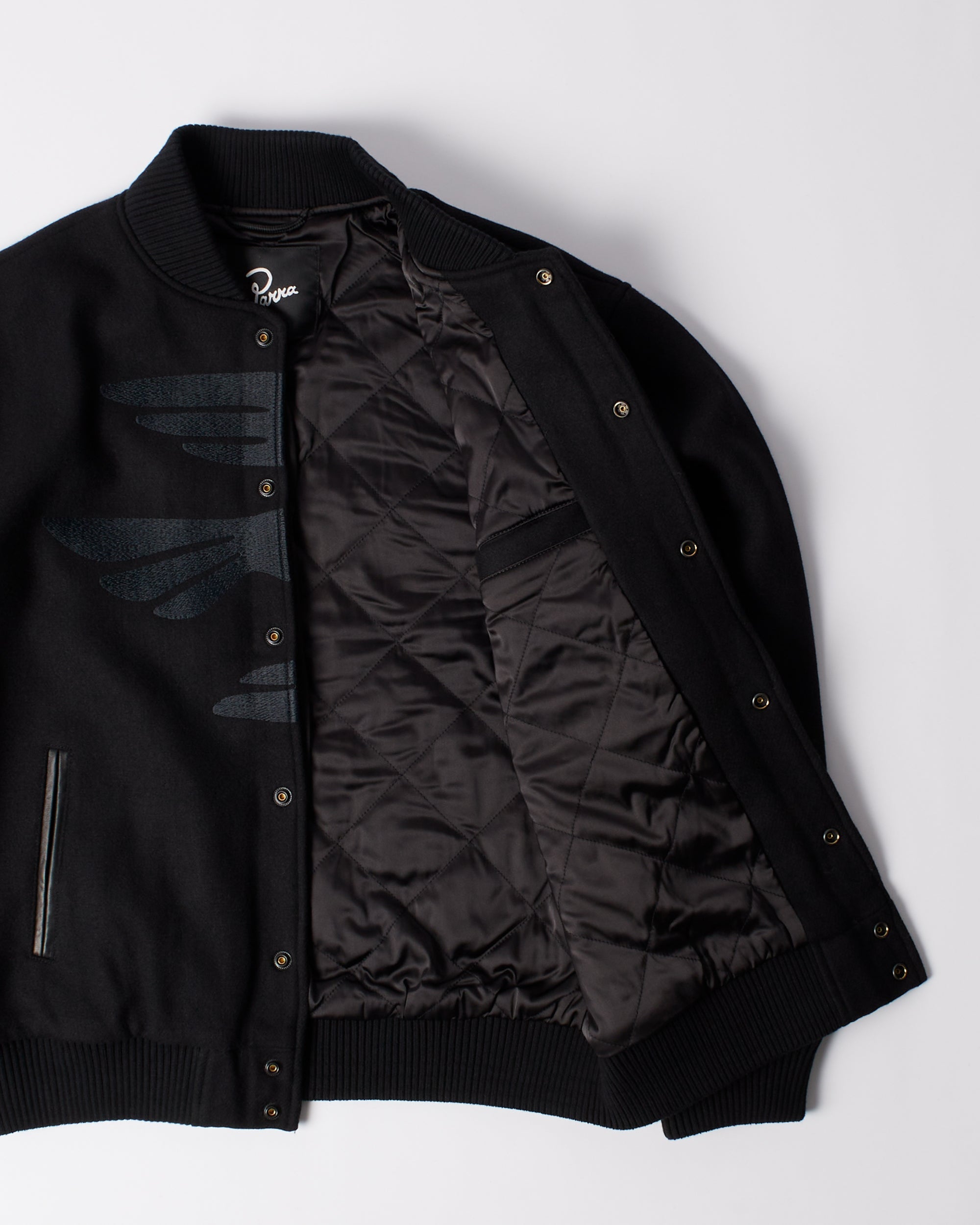 Not movie quality varsity jacket – by Parra USA