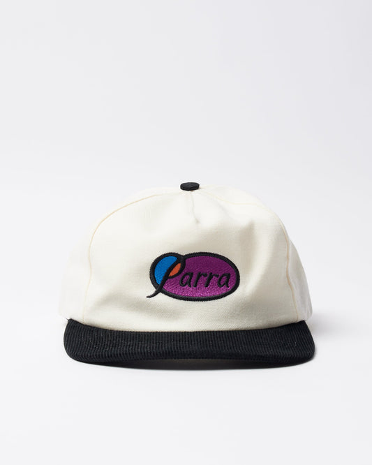 Circled script logo 5 panel hat
