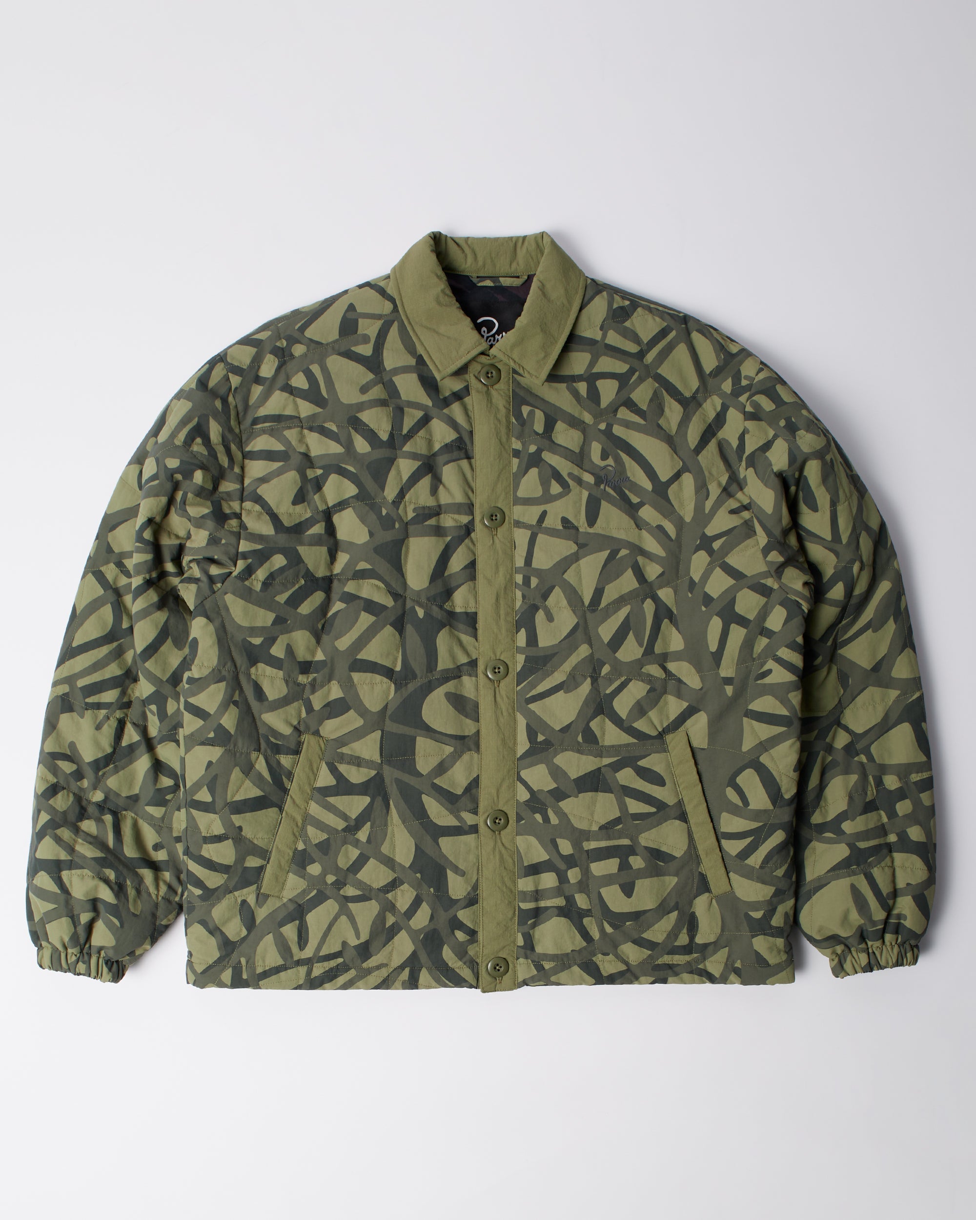A Forest quilted jacket – by Parra USA
