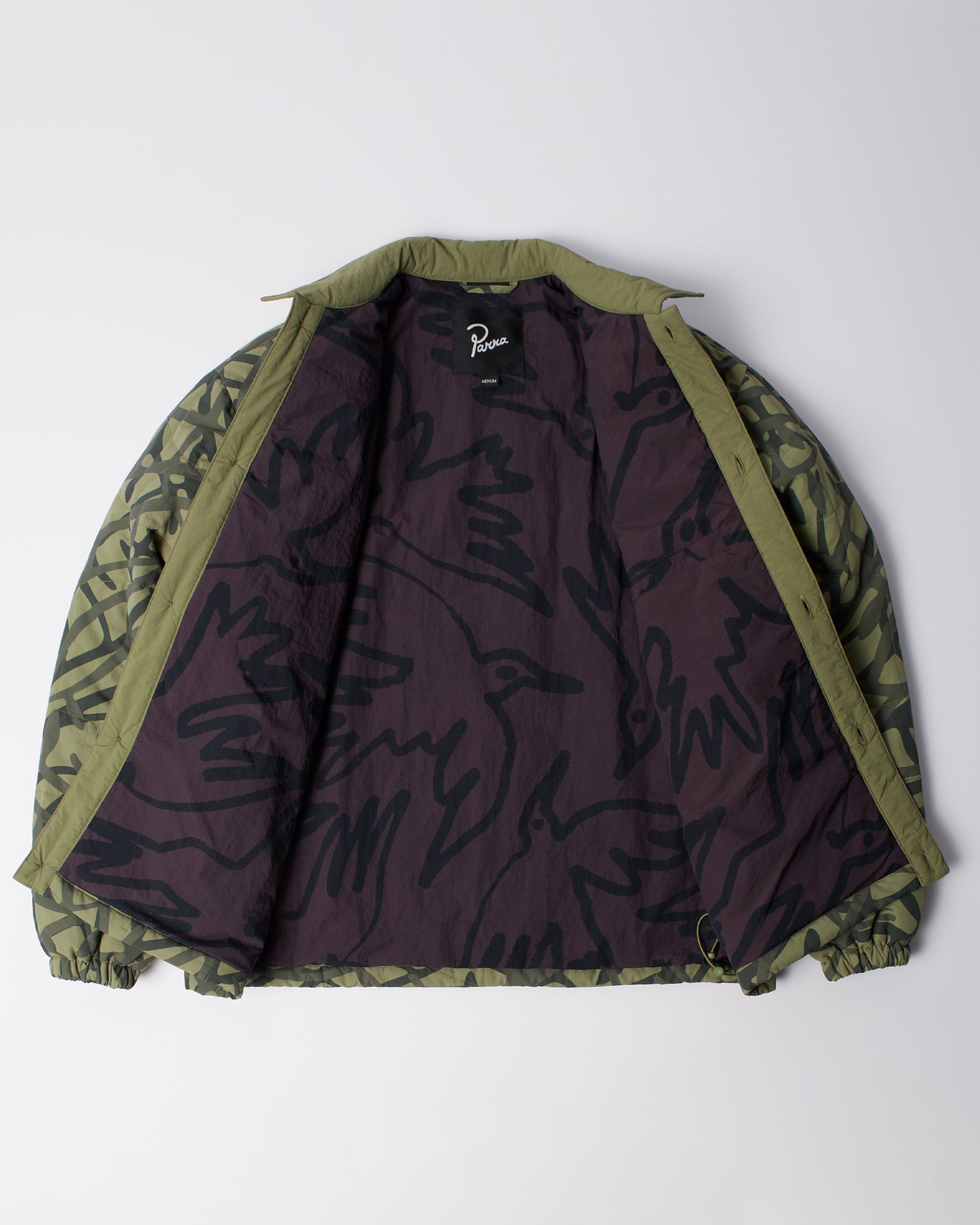 A Forest quilted jacket – by Parra USA