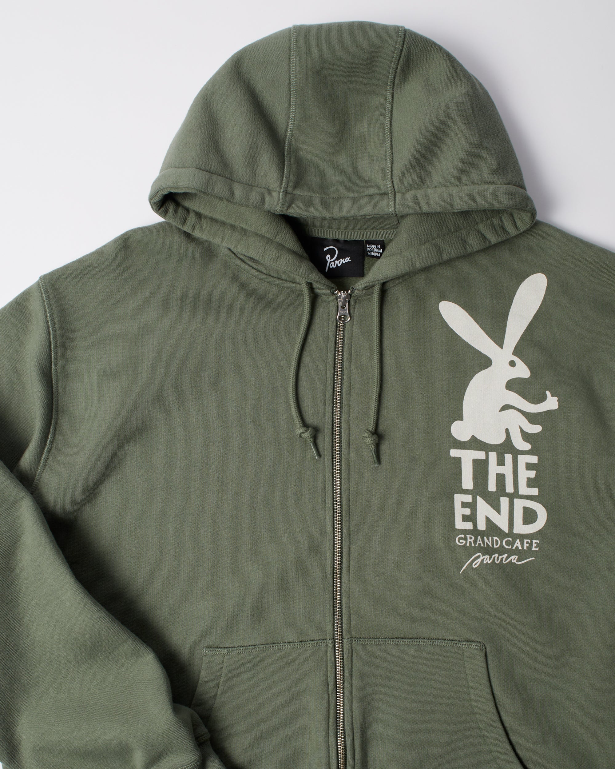 End the bunny zip hooded sweatshirt – by Parra USA
