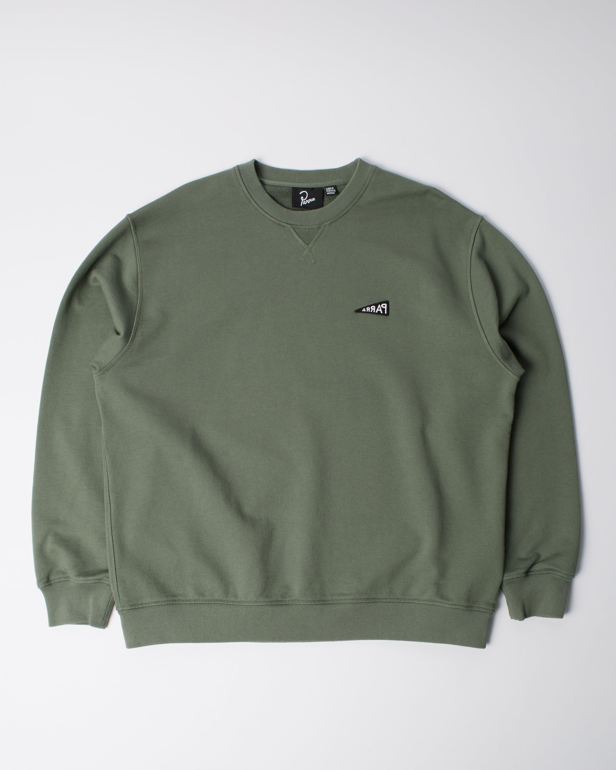 Flag logo crew neck sweatshirt – by Parra USA