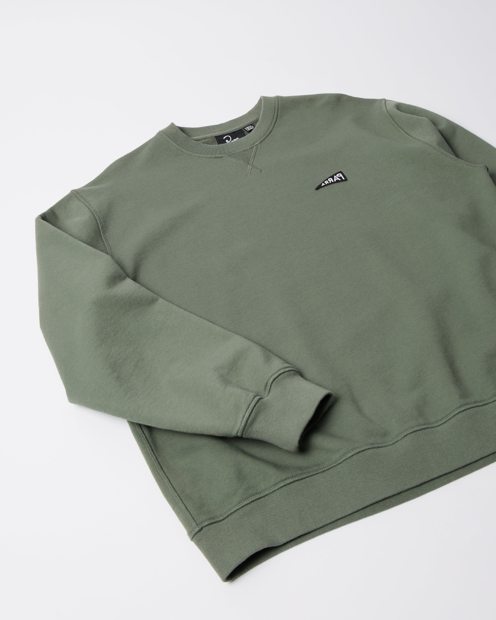 Flag logo crew neck sweatshirt – by Parra USA