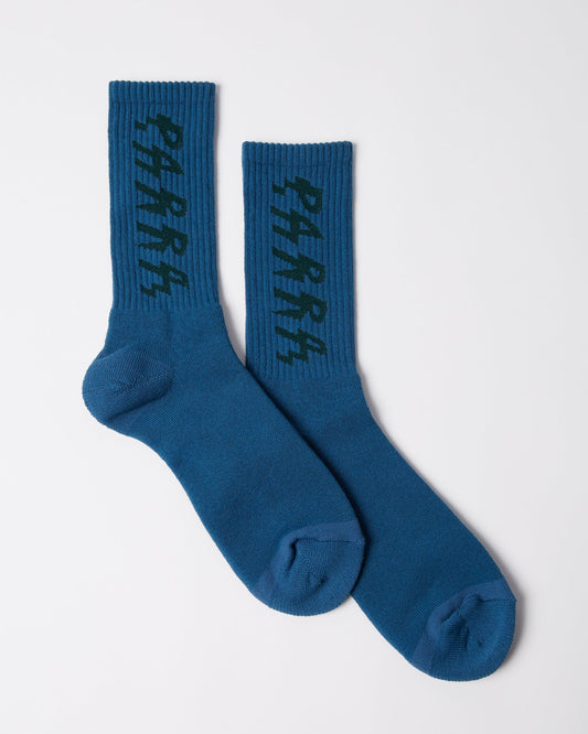 Spiked logo crew socks