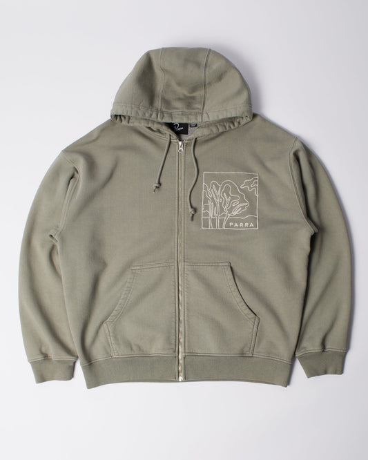 Bunch of trees zip hooded sweatshirt