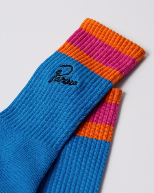 Signature striped crew socks