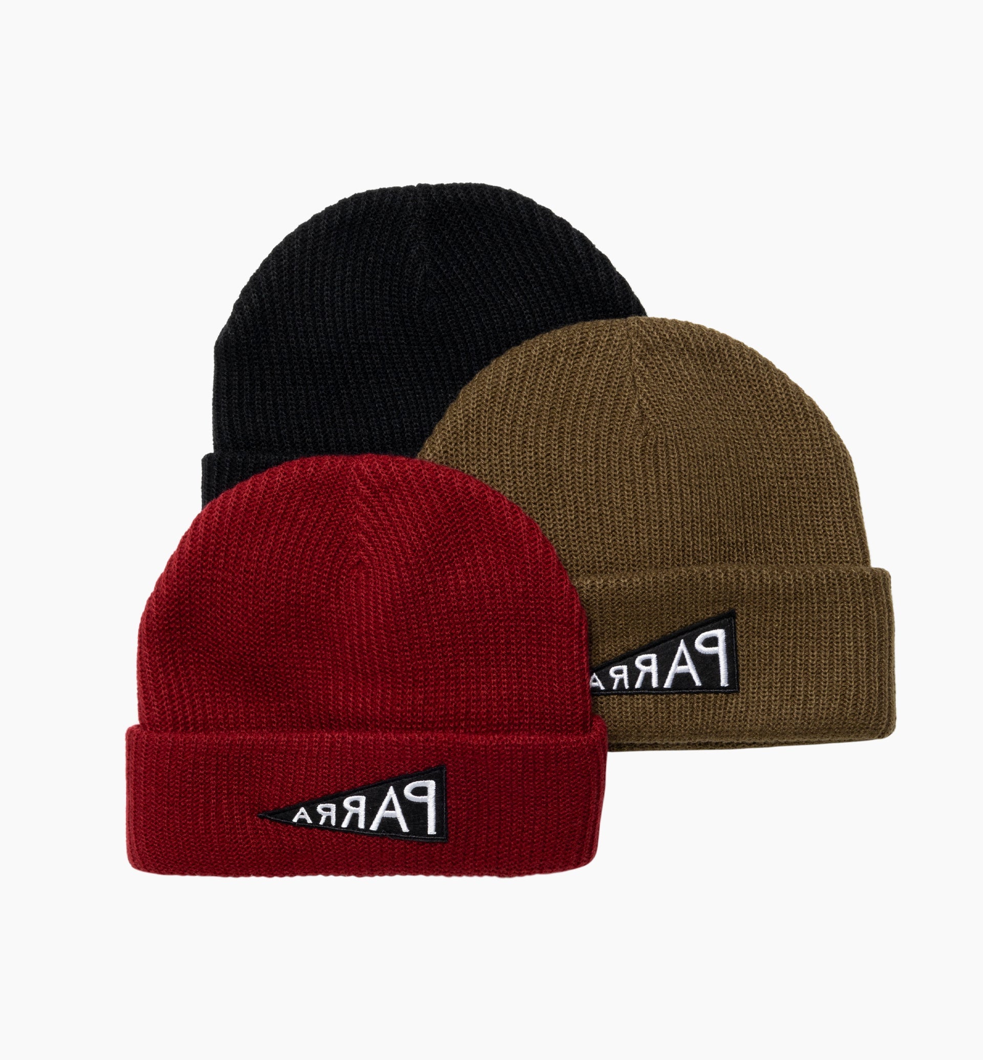 Parra - mirrored flag logo beanie