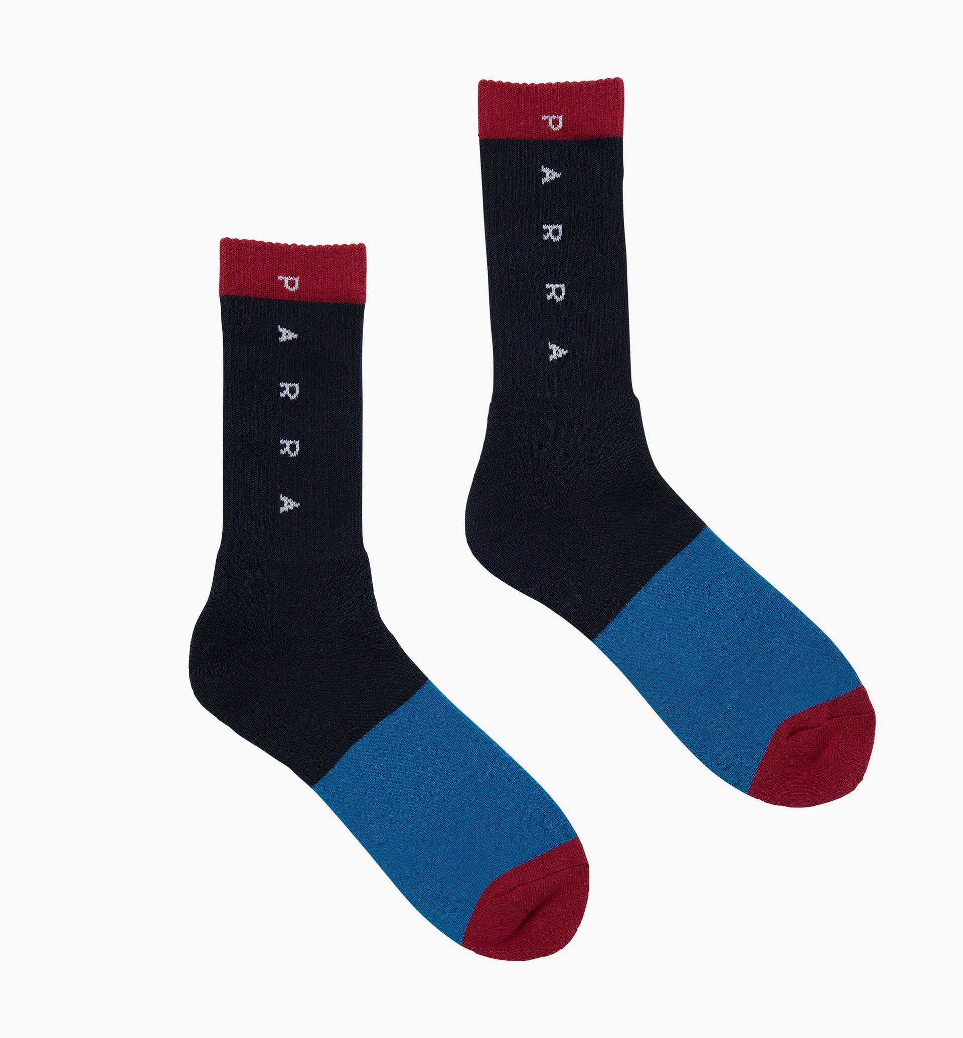 Parra - horizontal clean logo crew socks