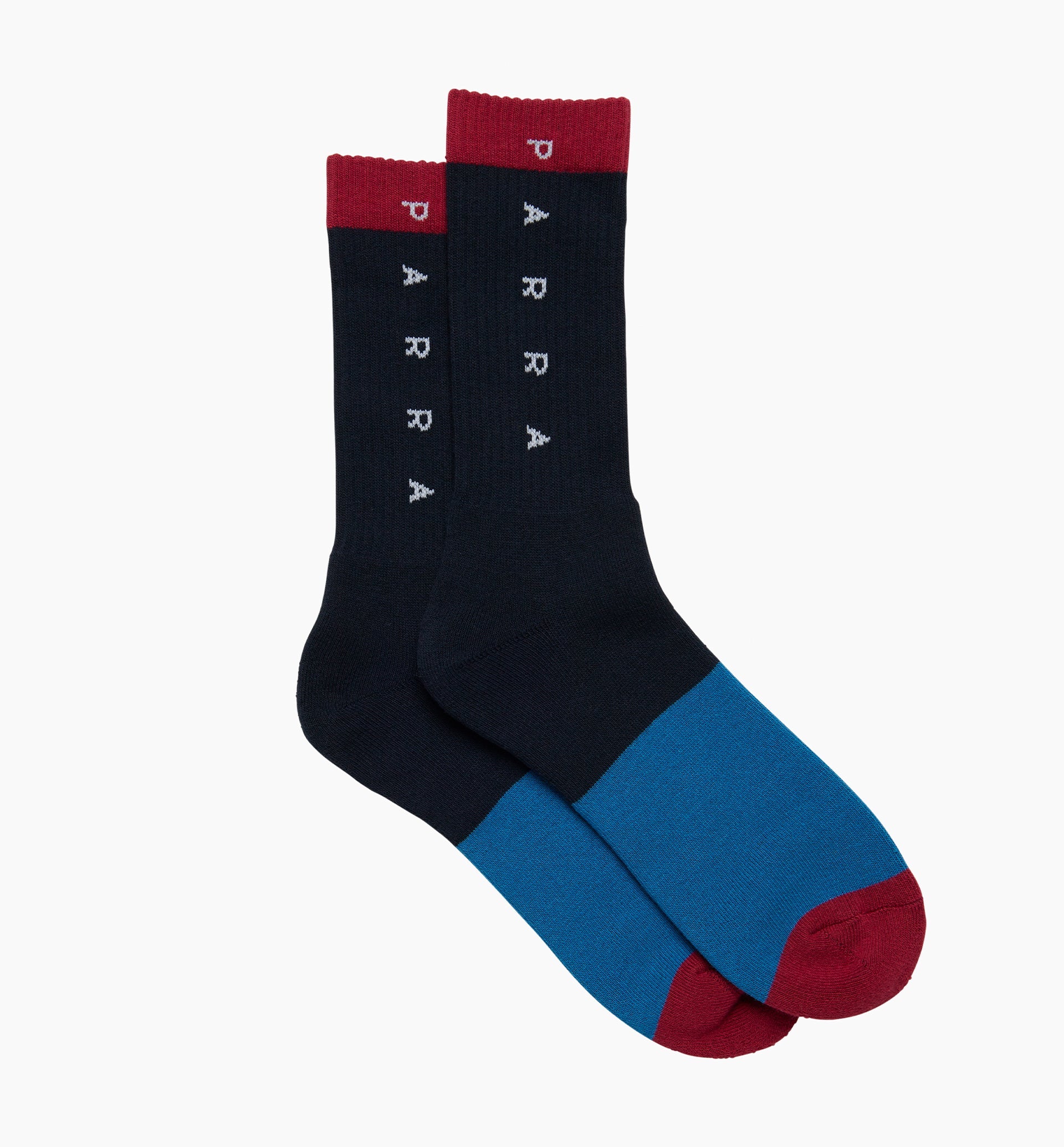 Parra - horizontal clean logo crew socks